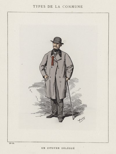 Un Citoyen Délégué by Charles Albert d Arnoux Bertall